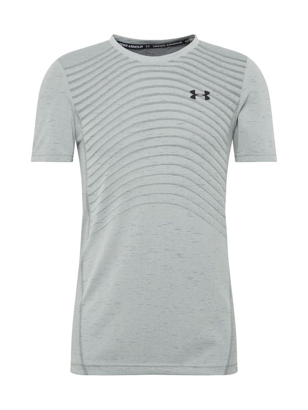 UNDER ARMOUR UNDER ARMOUR Функционална тениска  сиво / тъмносиво / черно