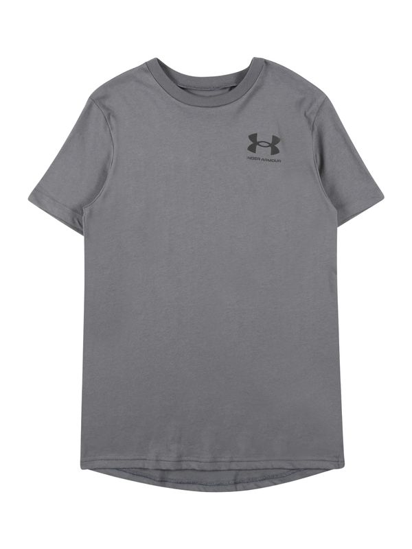 UNDER ARMOUR UNDER ARMOUR Функционална тениска  сиво / тъмносиво