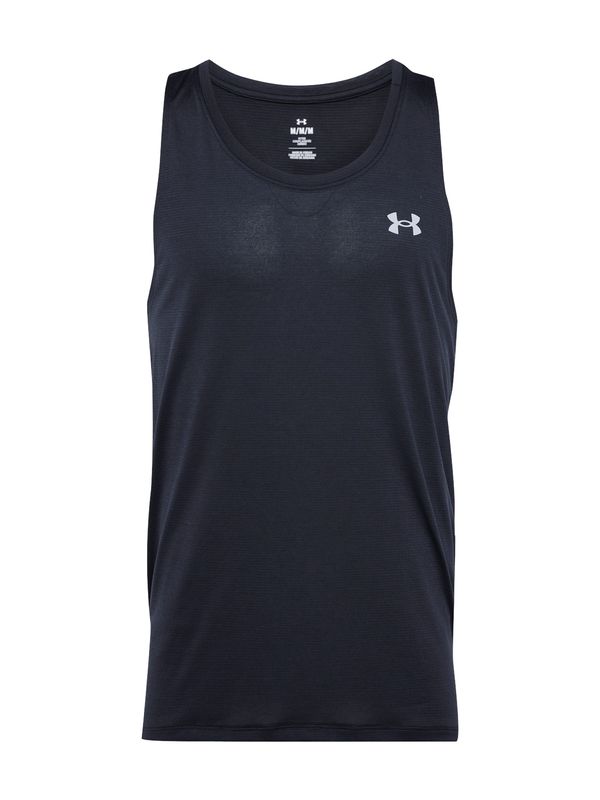 UNDER ARMOUR UNDER ARMOUR Функционална тениска 'Streaker'  черно / бяло