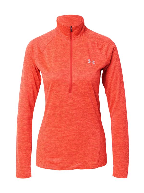 UNDER ARMOUR UNDER ARMOUR Функционална тениска  светлосиво / светлочервено