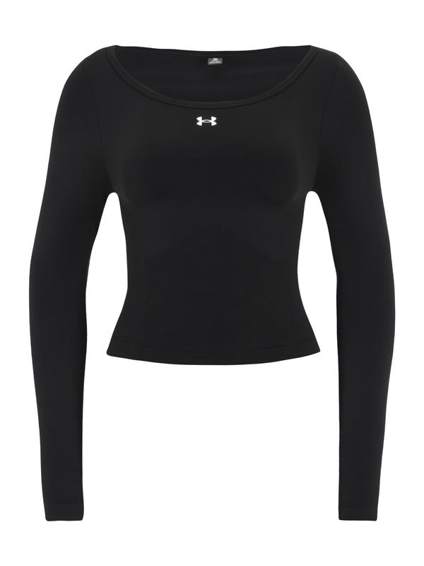 UNDER ARMOUR UNDER ARMOUR Функционална тениска 'Train'  черно / бяло