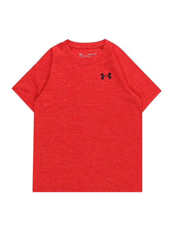UNDER ARMOUR UNDER ARMOUR Функционална тениска 'UA Tech 2.0 SS'  червено / черно