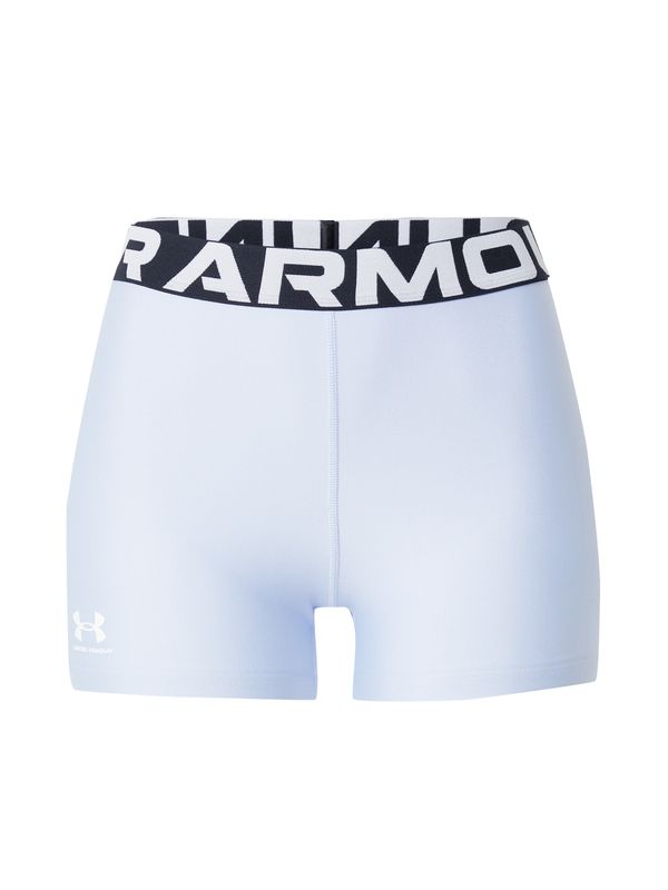 UNDER ARMOUR UNDER ARMOUR Спортен панталон 'Authentics'  пастелно синьо / черно / бяло