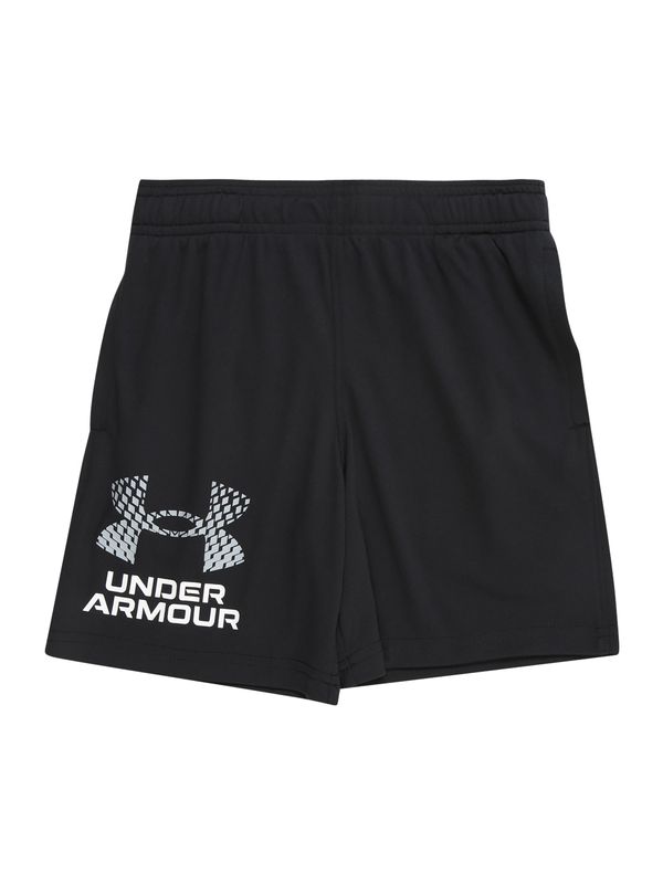 UNDER ARMOUR UNDER ARMOUR Спортен панталон  черно / бяло