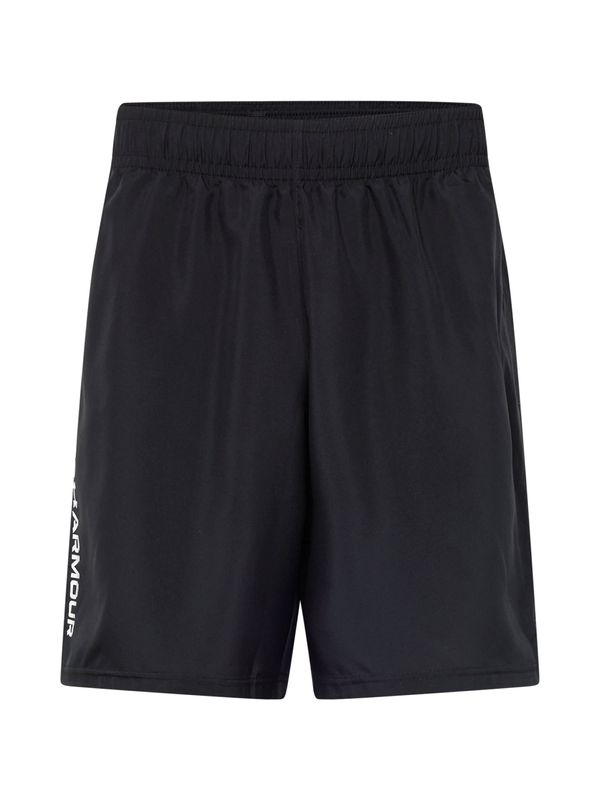 UNDER ARMOUR UNDER ARMOUR Спортен панталон  черно / бяло