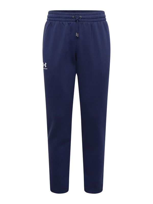 UNDER ARMOUR UNDER ARMOUR Спортен панталон 'Essential'  индиго / бяло