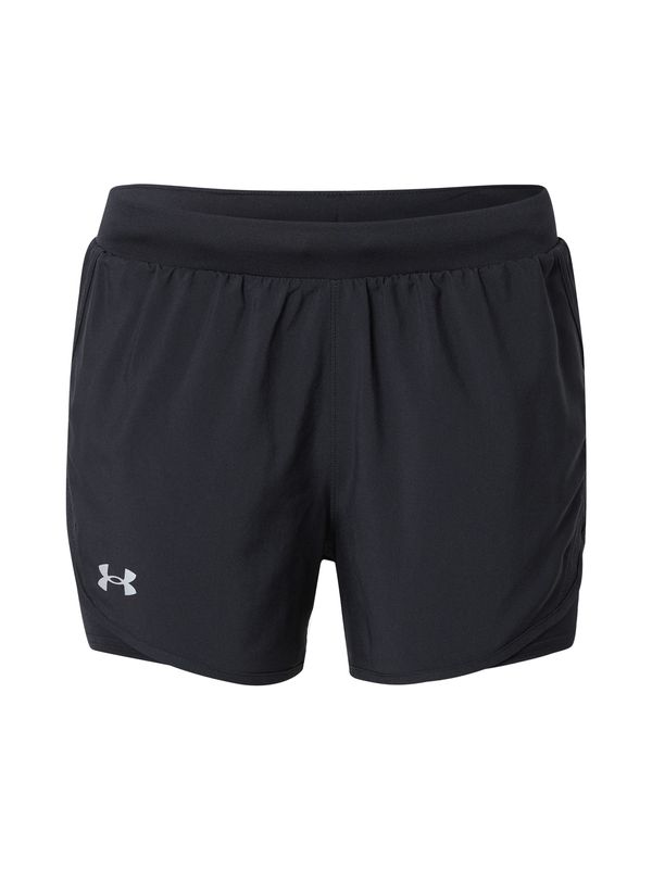 UNDER ARMOUR UNDER ARMOUR Спортен панталон 'Fly By 2.0'  черно / бяло