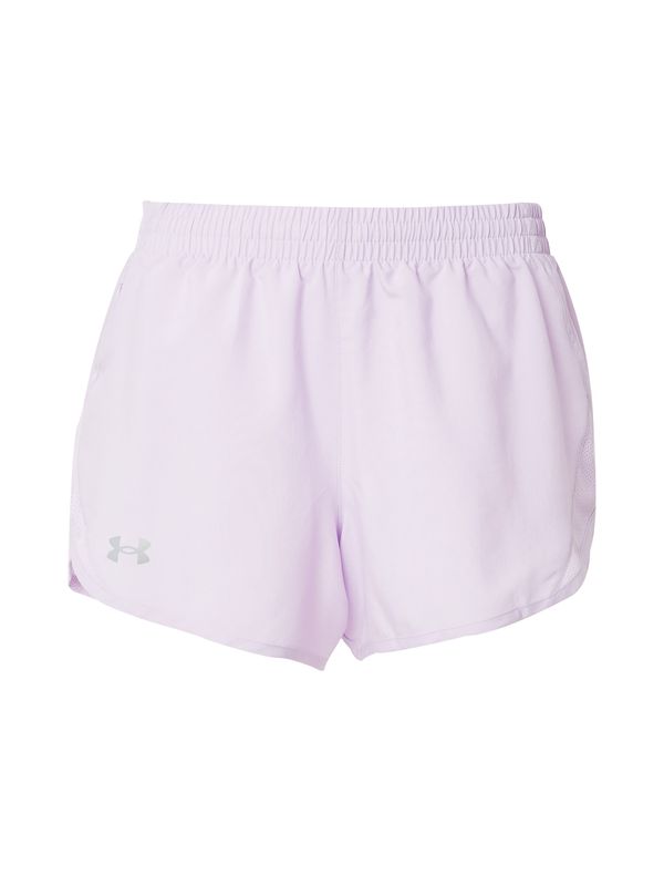 UNDER ARMOUR UNDER ARMOUR Спортен панталон 'Fly By'  светлосиво / люляк