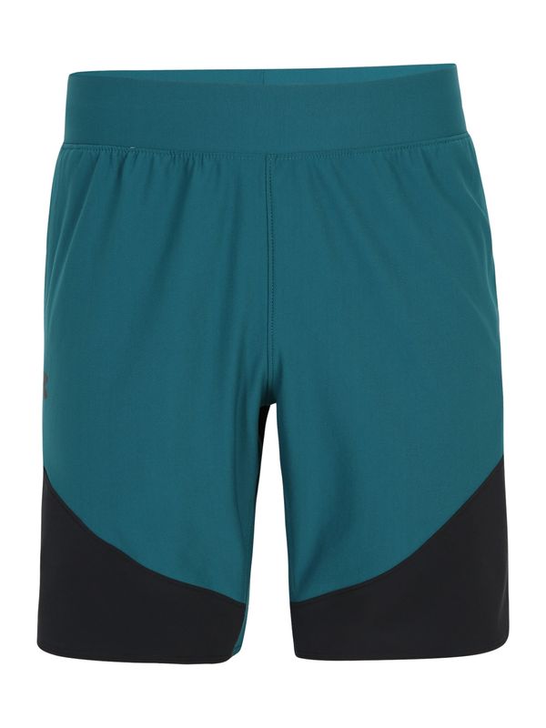 UNDER ARMOUR UNDER ARMOUR Спортен панталон 'Peak Woven Hybrid'  петрол / черно