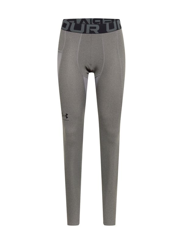 UNDER ARMOUR UNDER ARMOUR Спортен панталон  сив меланж / черно