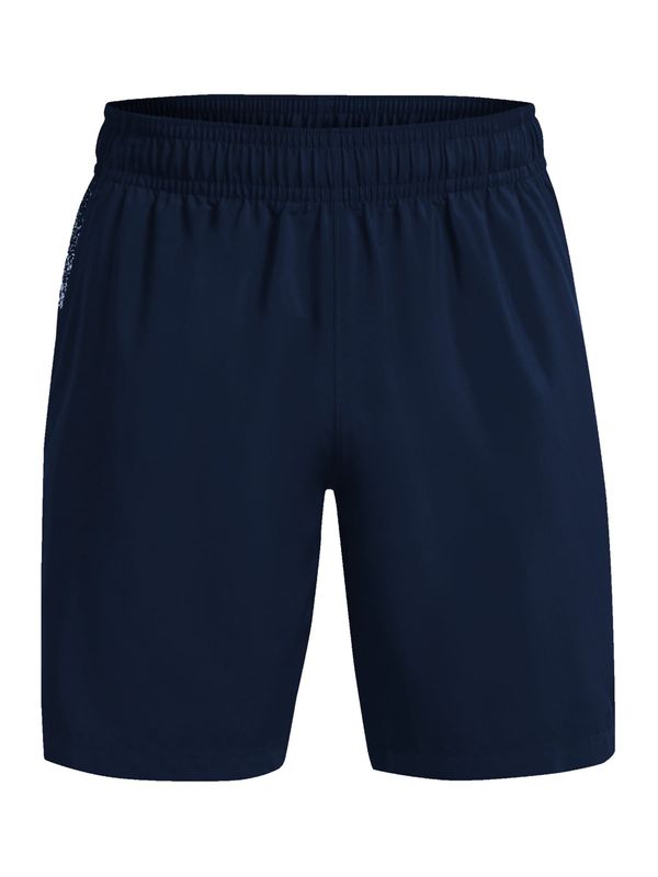 UNDER ARMOUR UNDER ARMOUR Спортен панталон  тъмносиньо / бяло