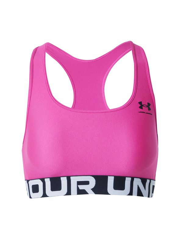 UNDER ARMOUR UNDER ARMOUR Спортен сутиен 'Authentics'  розово / черно / бяло