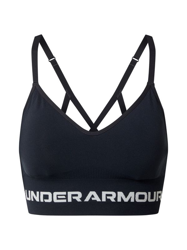 UNDER ARMOUR UNDER ARMOUR Спортен сутиен  черно / бяло