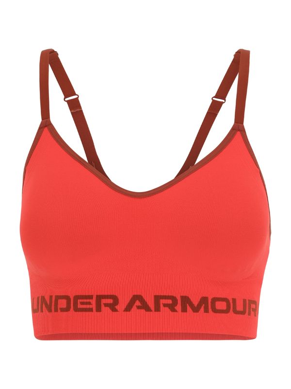 UNDER ARMOUR UNDER ARMOUR Спортен сутиен  червено / тъмночервено
