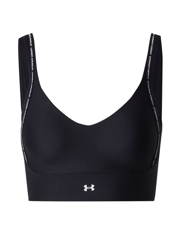 UNDER ARMOUR UNDER ARMOUR Спортен сутиен 'Infinity'  черно / бяло
