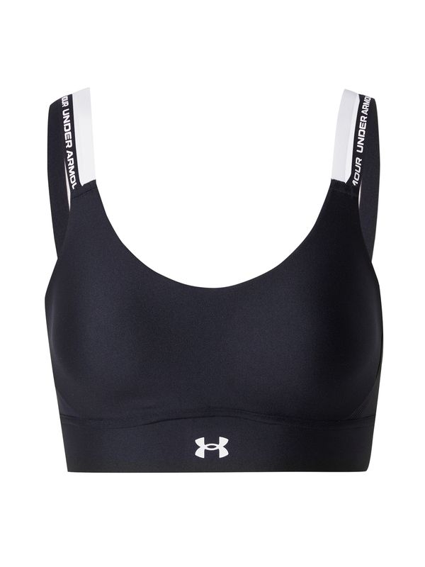 UNDER ARMOUR UNDER ARMOUR Спортен сутиен 'Infinity'  черно / бяло