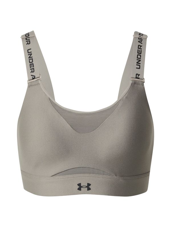 UNDER ARMOUR UNDER ARMOUR Спортен сутиен 'Infinity'  таупе сиво / черно
