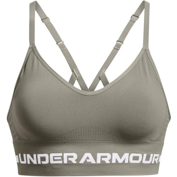 UNDER ARMOUR UNDER ARMOUR Спортен сутиен  каки / бяло