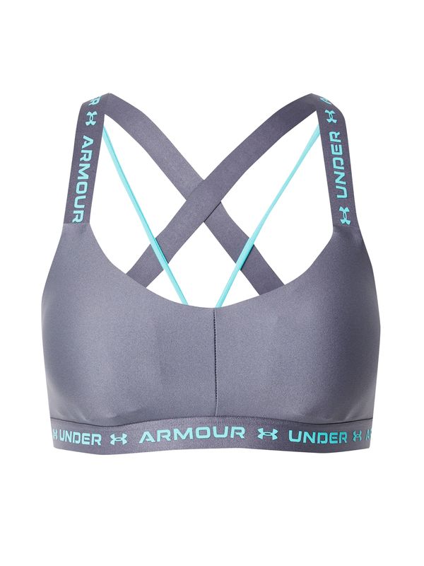 UNDER ARMOUR UNDER ARMOUR Спортен сутиен  тюркоазен / сиво