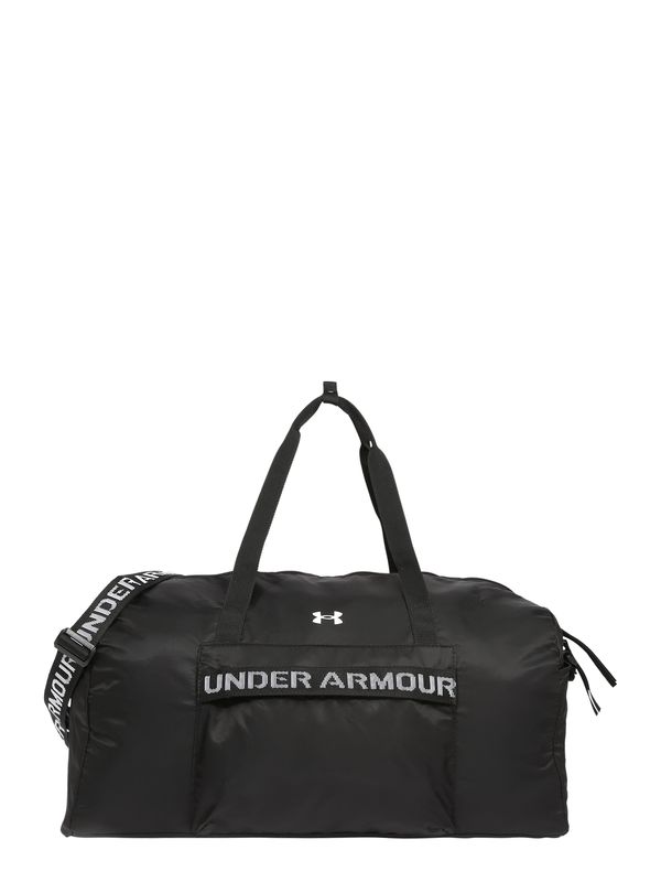 UNDER ARMOUR UNDER ARMOUR Спортна чанта  черно / бяло
