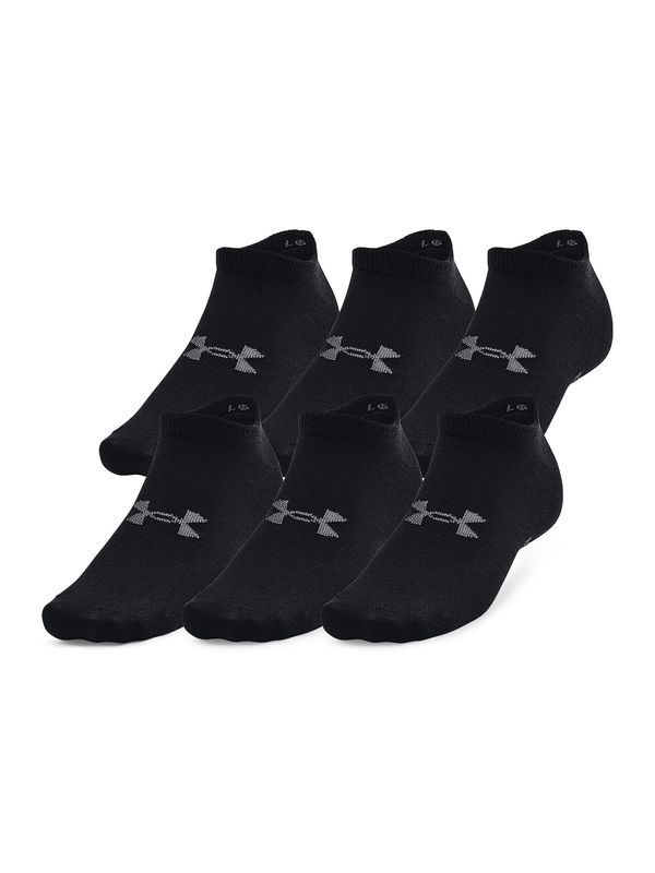 UNDER ARMOUR UNDER ARMOUR Спортни чорапи 'Essential'  светлосиво / черно