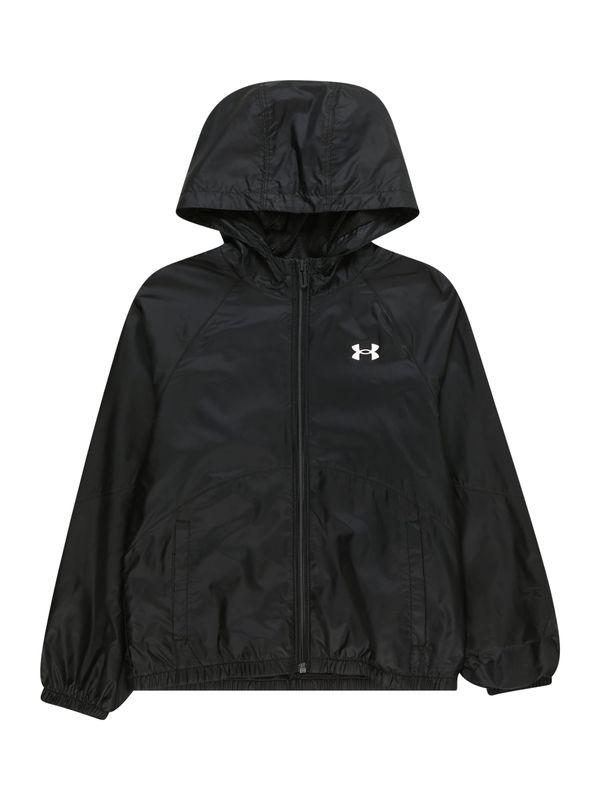 UNDER ARMOUR UNDER ARMOUR Спортно яке  черно / мръсно бяло
