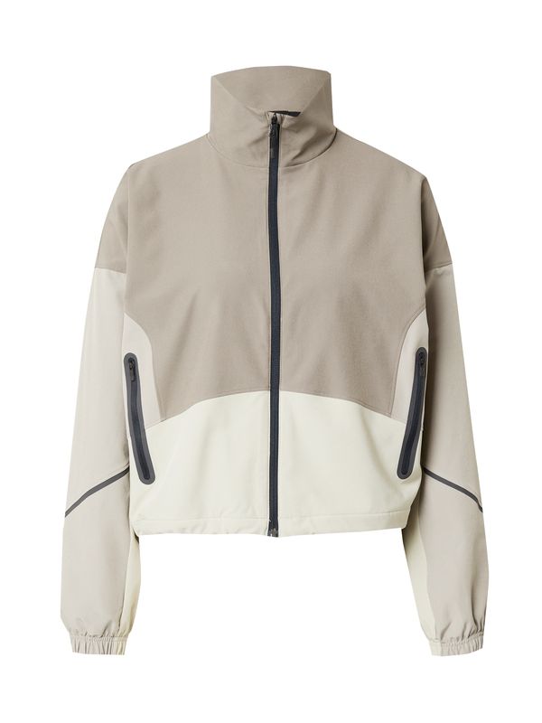 UNDER ARMOUR UNDER ARMOUR Спортно яке 'Unstoppable'  таупе сиво / светлосиво / черно