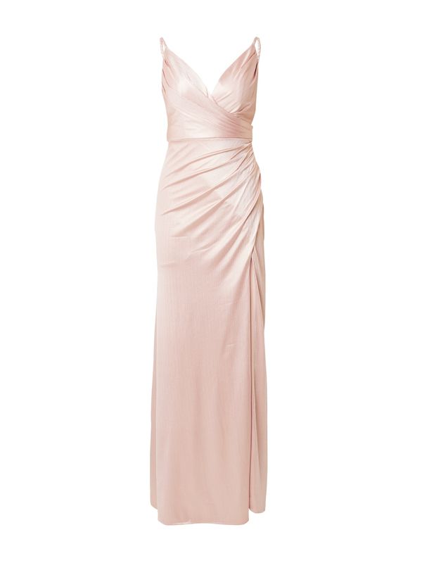 Unique Unique Вечерна рокля  розово злато