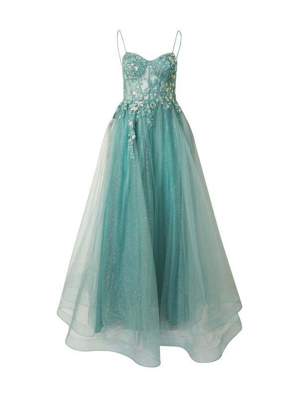 Unique Unique Вечерна рокля  злато / петрол / сребърно