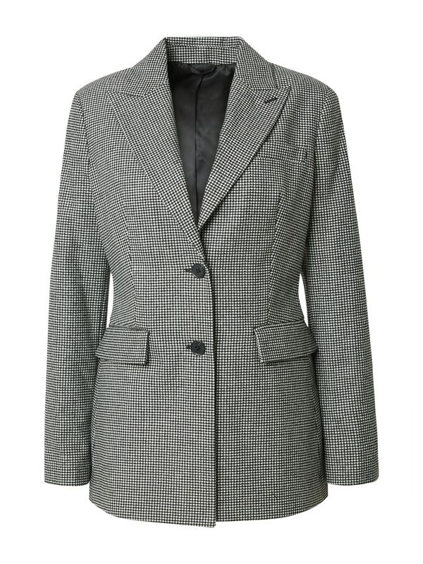 UNITED COLORS OF BENETTON UNITED COLORS OF BENETTON Блейзър  черно / бяло