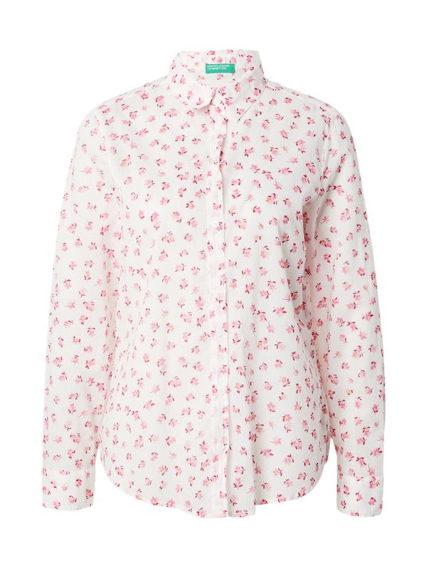 UNITED COLORS OF BENETTON UNITED COLORS OF BENETTON Блуза  розово / бледорозово / бяло