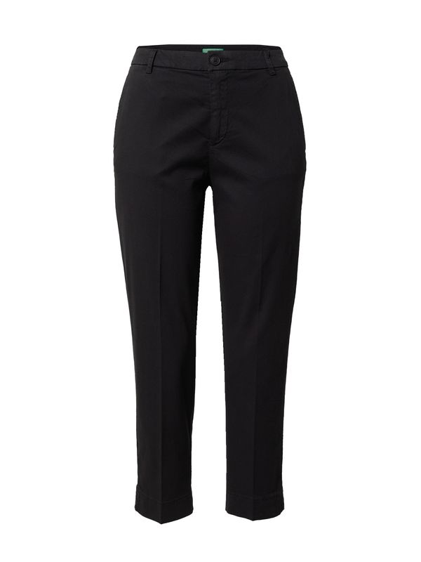 UNITED COLORS OF BENETTON UNITED COLORS OF BENETTON Панталон с ръб  черно