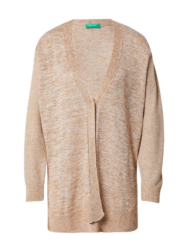 UNITED COLORS OF BENETTON UNITED COLORS OF BENETTON Плетена жилетка  светлобежово / бежово меланж