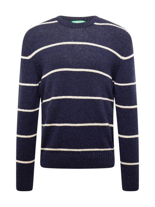 UNITED COLORS OF BENETTON UNITED COLORS OF BENETTON Пуловер  екрю / морскосиньо