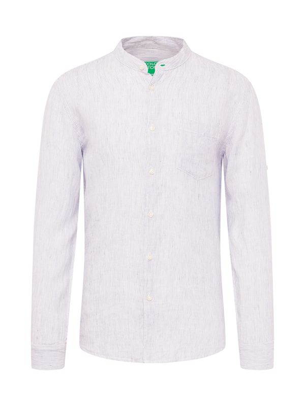 UNITED COLORS OF BENETTON UNITED COLORS OF BENETTON Риза  нейви синьо / мръсно бяло