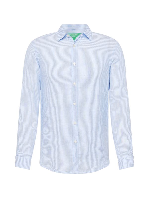 UNITED COLORS OF BENETTON UNITED COLORS OF BENETTON Риза  светлосиньо / мръсно бяло