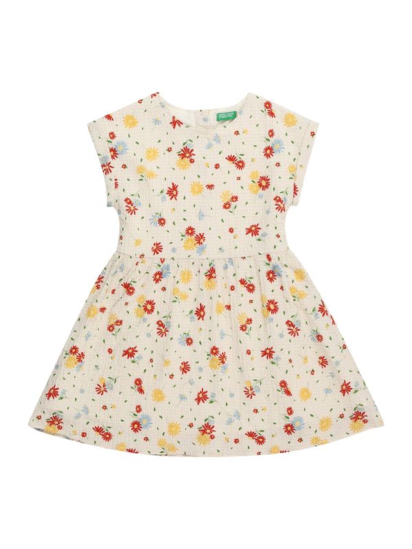 UNITED COLORS OF BENETTON UNITED COLORS OF BENETTON Рокля  бежово / светлосиньо / жълто / червено