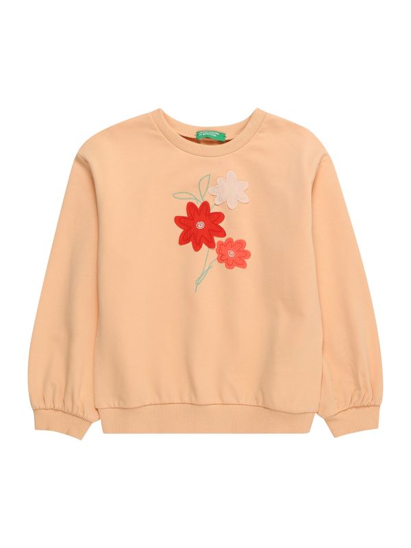 UNITED COLORS OF BENETTON UNITED COLORS OF BENETTON Суичър  зелено / праскова / червено