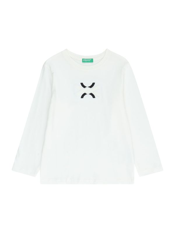 UNITED COLORS OF BENETTON UNITED COLORS OF BENETTON Тениска  черно / бяло