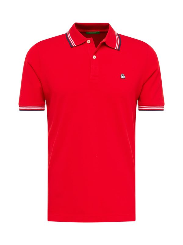 UNITED COLORS OF BENETTON UNITED COLORS OF BENETTON Тениска  червено / черно / мръсно бяло