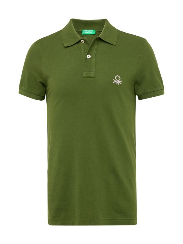 UNITED COLORS OF BENETTON UNITED COLORS OF BENETTON Тениска  маслина / бяло