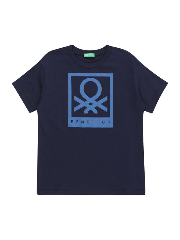 UNITED COLORS OF BENETTON UNITED COLORS OF BENETTON Тениска  морскосиньо / сапфирено синьо