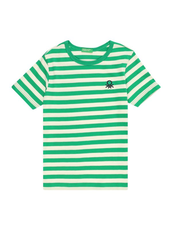 UNITED COLORS OF BENETTON UNITED COLORS OF BENETTON Тениска  морскосиньо / светлозелено / естествено бяло