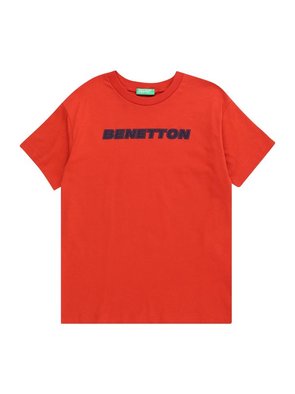 UNITED COLORS OF BENETTON UNITED COLORS OF BENETTON Тениска  нейви синьо / алено