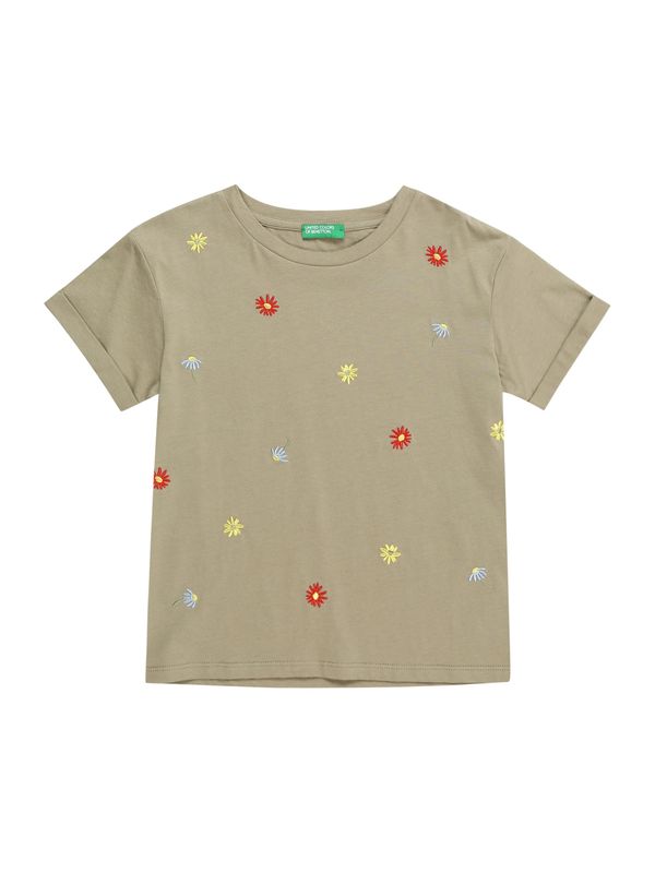 UNITED COLORS OF BENETTON UNITED COLORS OF BENETTON Тениска  пастелно синьо / жълто / каки / червено