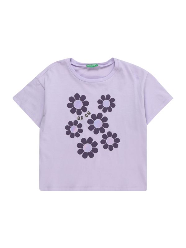 UNITED COLORS OF BENETTON UNITED COLORS OF BENETTON Тениска  пастелнолилаво / тъмнолилаво