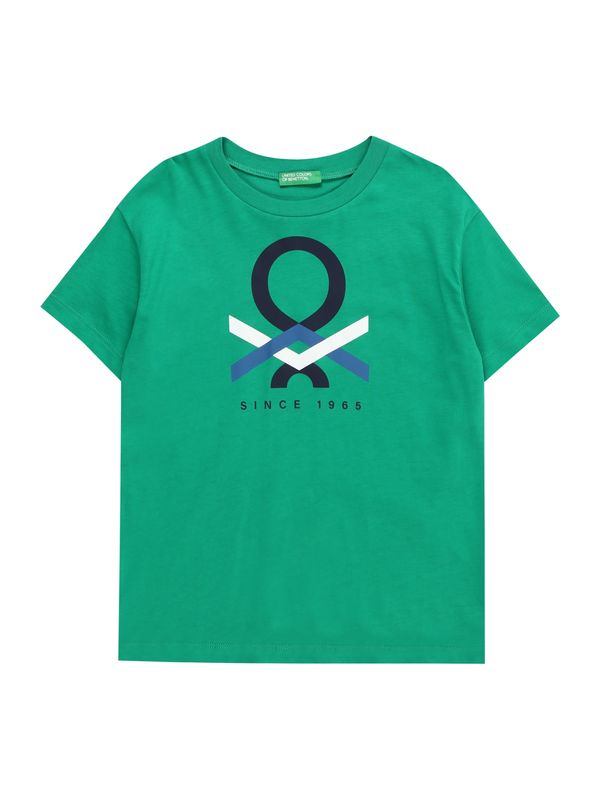 UNITED COLORS OF BENETTON UNITED COLORS OF BENETTON Тениска  синьо / нейви синьо / зелено / бяло