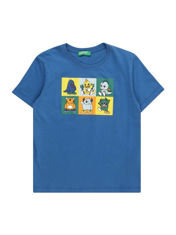 UNITED COLORS OF BENETTON UNITED COLORS OF BENETTON Тениска  синьо / жълто / зелено / оранжево