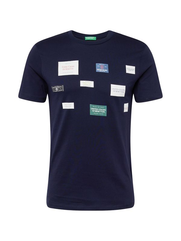 UNITED COLORS OF BENETTON UNITED COLORS OF BENETTON Тениска  тъмносиньо / зелено / червено / бяло