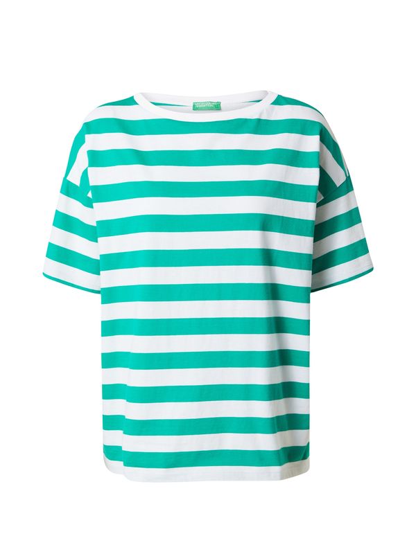UNITED COLORS OF BENETTON UNITED COLORS OF BENETTON Тениска  зелено / бяло